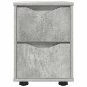 Beton Grau Nachttisch mit Schublade