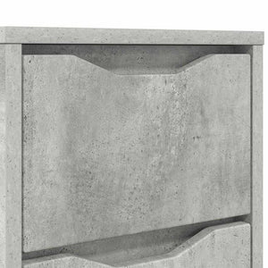 Nachttische 2er Set Beton Grau