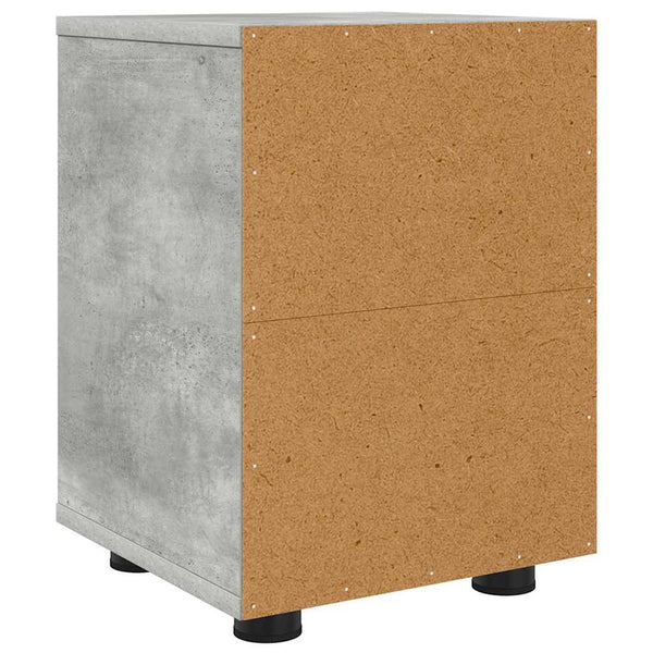 Nachttische 2er Set Beton Grau