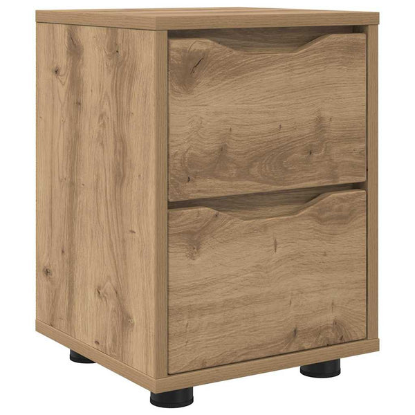 vidaXL Table de chevet Chêne artisan 30,5 x 30 x 43 cm Bois d'ingénierie