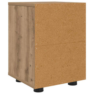 vidaXL Table de chevet Chêne artisan 30,5 x 30 x 43 cm Bois d'ingénierie