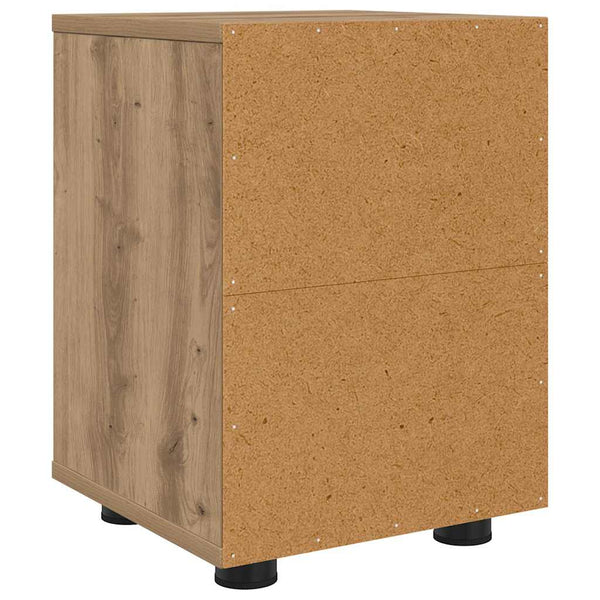 vidaXL Table de chevet Chêne artisan 30,5 x 30 x 43 cm Bois d'ingénierie