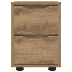 vidaXL Table de chevet Chêne artisan 30,5 x 30 x 43 cm Bois d'ingénierie