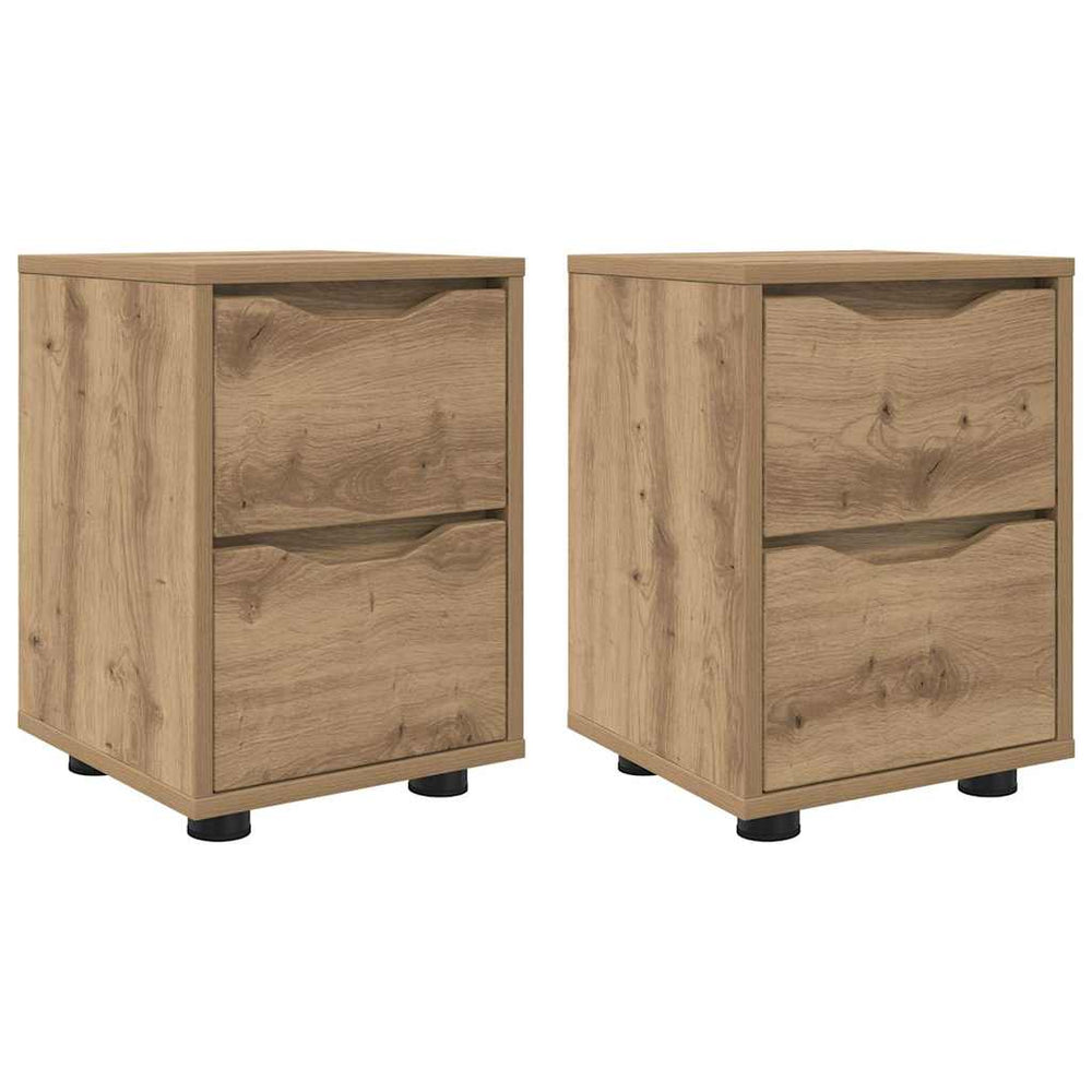 Nachttische 2er Set Artisan Eiche