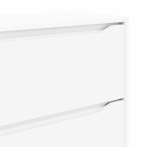 vidaXL Meuble de rangement blanc 80 x 48 x 57 cm en bois d'ingénierie
