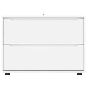 vidaXL Meuble de rangement blanc 80 x 48 x 57 cm en bois d'ingénierie