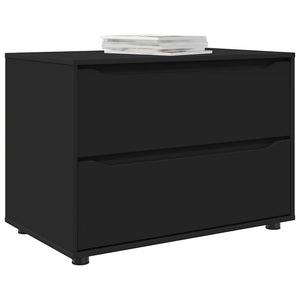 Schwarzer Aufbewahrungsschrank 80x48x57cm