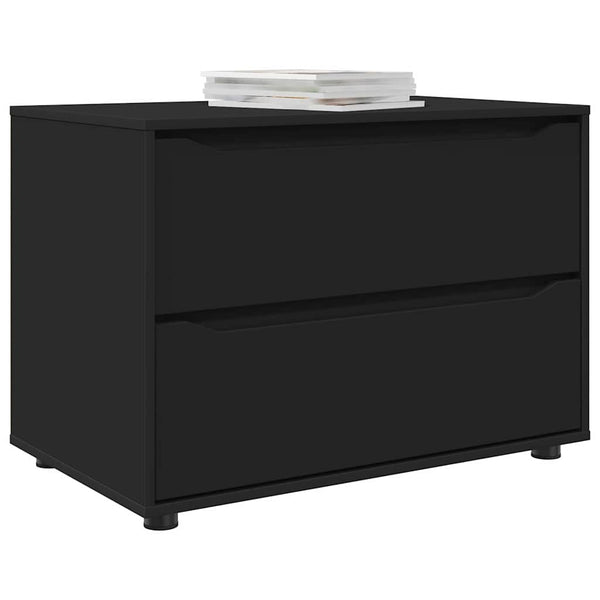 Schwarzer Aufbewahrungsschrank 80x48x57cm