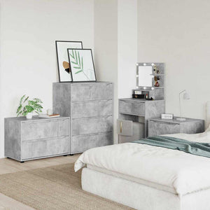 Aufbewahrungsschrank Beton Grau 80x48x57cm