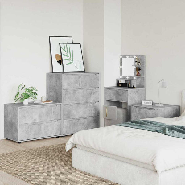 Aufbewahrungsschrank Beton Grau 80x48x57cm