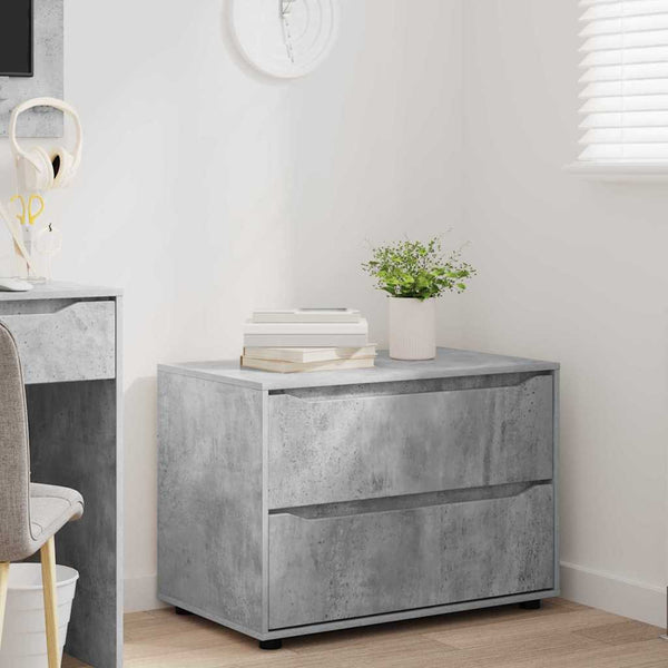 Aufbewahrungsschrank Beton Grau 80x48x57cm