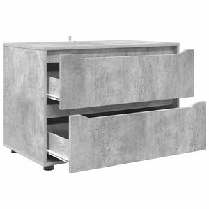 Aufbewahrungsschrank Beton Grau 80x48x57cm