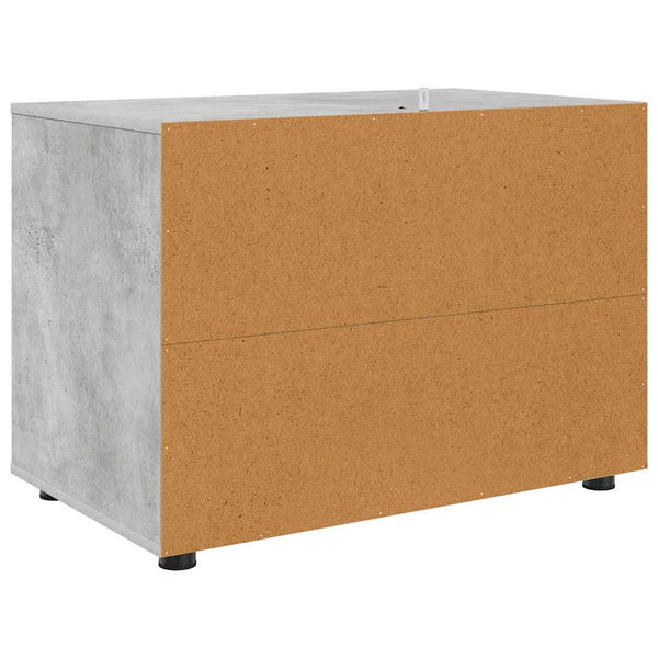 Aufbewahrungsschrank Beton Grau 80x48x57cm