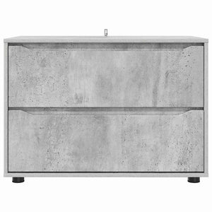 Aufbewahrungsschrank Beton Grau 80x48x57cm