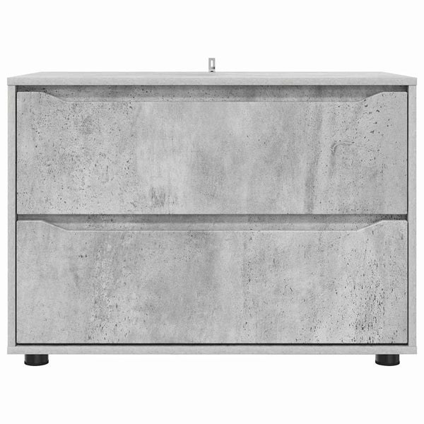 Aufbewahrungsschrank Beton Grau 80x48x57cm