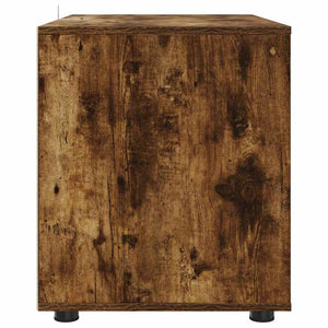 vidaXL Armoire de rangement Chêne fumé 80 x 48 x 57 cm