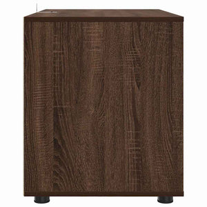vidaXL Armoire de rangement marron aspect chêne 80 x 48 x 57 cm
