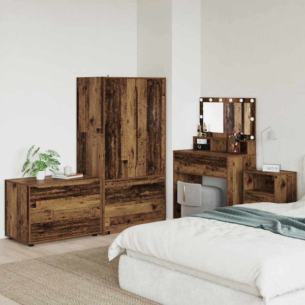 Aufbewahrungsschrank Altholz 80x48x57cm
