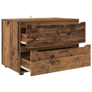 Aufbewahrungsschrank Altholz 80x48x57cm