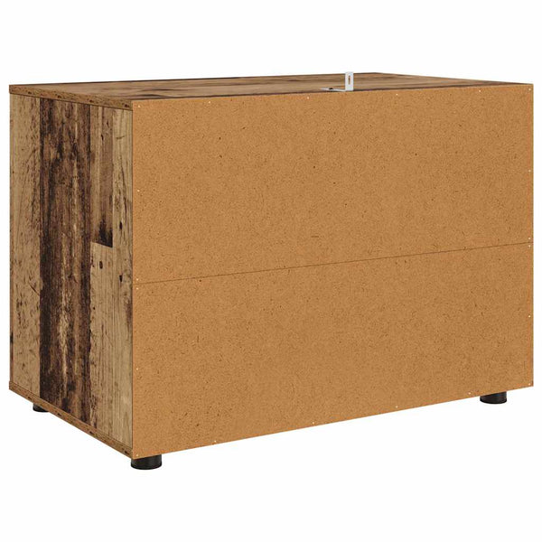 Aufbewahrungsschrank Altholz 80x48x57cm