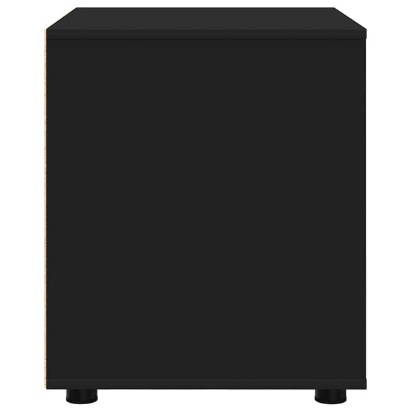 Schwarzer Aufbewahrungsschrank 60 cm