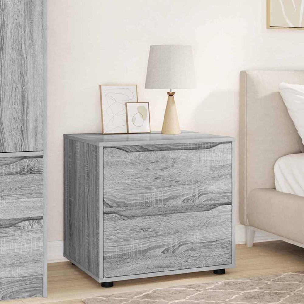 vidaXL Armoire de rangement Gris sonoma 60 x 48 x 57 cm