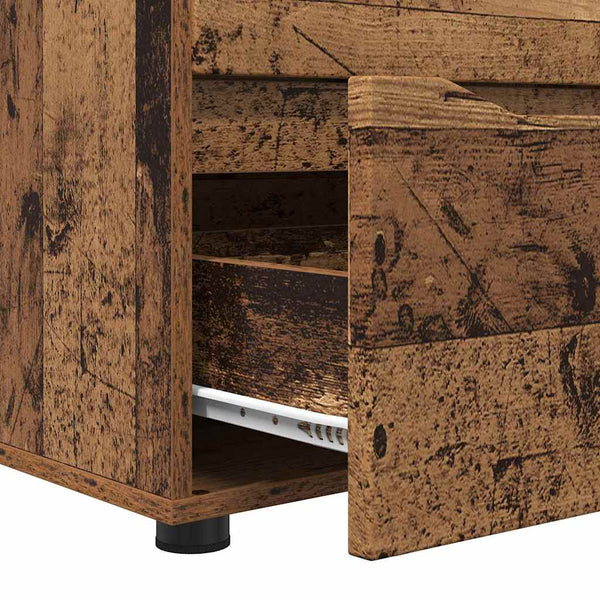 vidaXL Meuble de rangement en bois de récupération 60 x 48 x 57 cm Bois d'ingénierie
