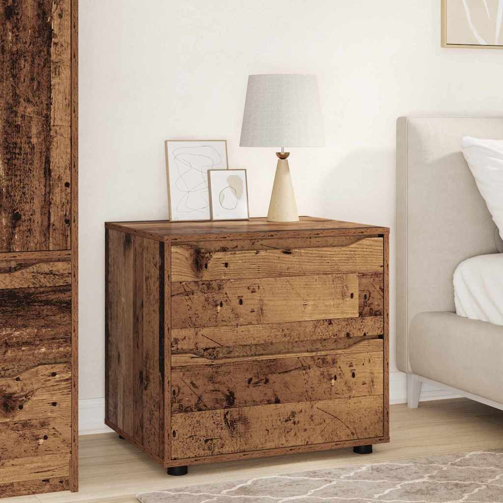 vidaXL Meuble de rangement en bois de récupération 60 x 48 x 57 cm Bois d'ingénierie