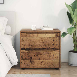 vidaXL Meuble de rangement en bois de récupération 60 x 48 x 57 cm Bois d'ingénierie