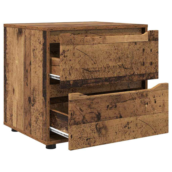 vidaXL Meuble de rangement en bois de récupération 60 x 48 x 57 cm Bois d'ingénierie