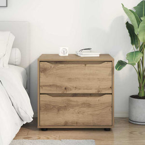 vidaXL Meuble de rangement Chêne Artisan 60 x 48 x 57 cm