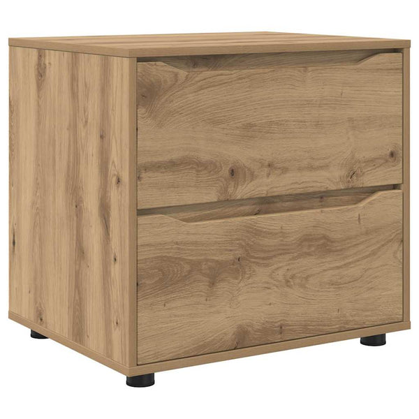 vidaXL Meuble de rangement Chêne Artisan 60 x 48 x 57 cm