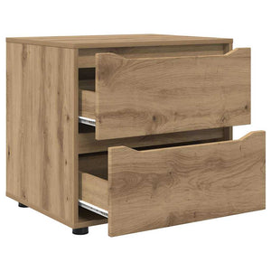 vidaXL Meuble de rangement Chêne Artisan 60 x 48 x 57 cm