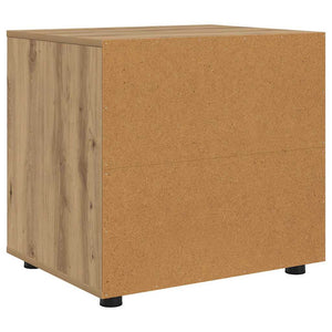 vidaXL Meuble de rangement Chêne Artisan 60 x 48 x 57 cm