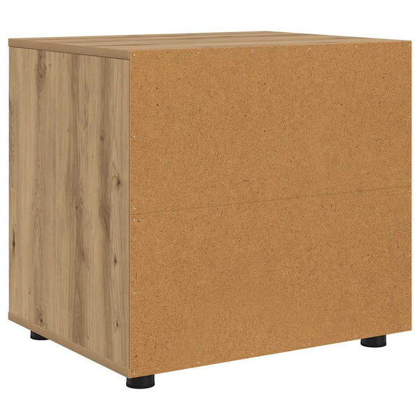 vidaXL Meuble de rangement Chêne Artisan 60 x 48 x 57 cm
