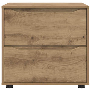vidaXL Meuble de rangement Chêne Artisan 60 x 48 x 57 cm