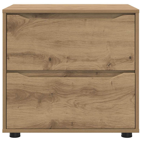vidaXL Meuble de rangement Chêne Artisan 60 x 48 x 57 cm