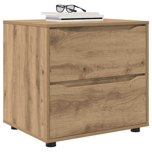 vidaXL Meuble de rangement Chêne Artisan 60 x 48 x 57 cm