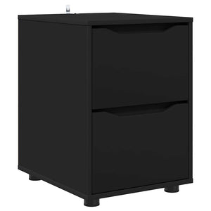 Schwarzer Aufbewahrungsschrank 40x48x57cm