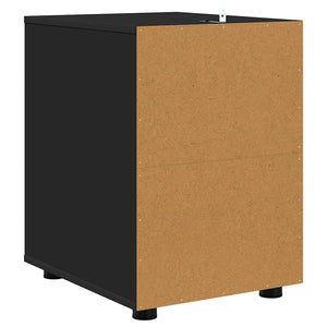 Schwarzer Aufbewahrungsschrank 40x48x57cm