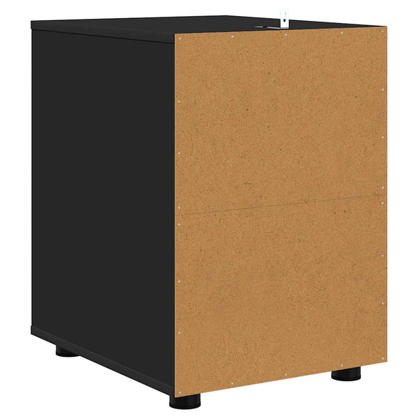 Schwarzer Aufbewahrungsschrank 40x48x57cm