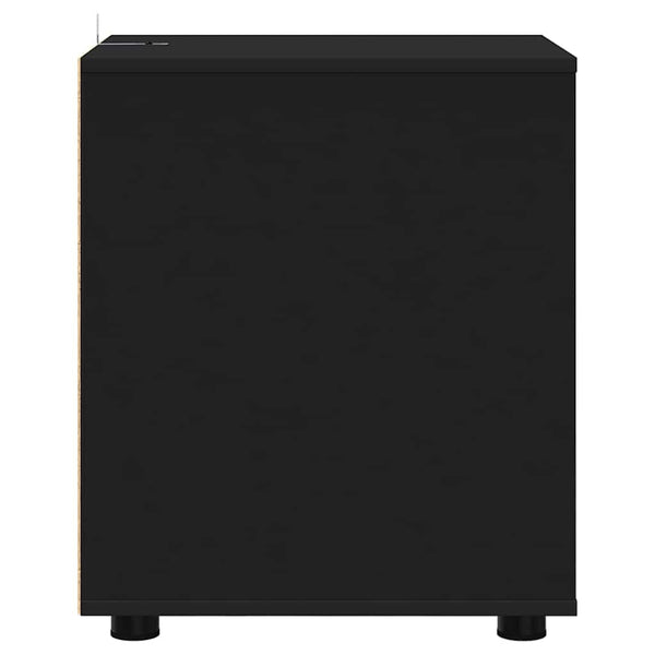 Schwarzer Aufbewahrungsschrank 40x48x57cm