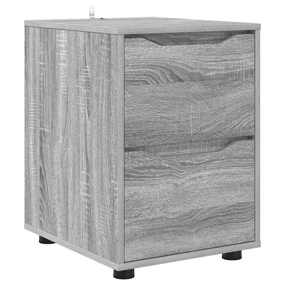 vidaXL Armoire de rangement Chêne sonoma gris 40 x 48 x 57 cm