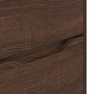 vidaXL Meuble de rangement marron aspect chêne 40 x 48 x 57 cm
