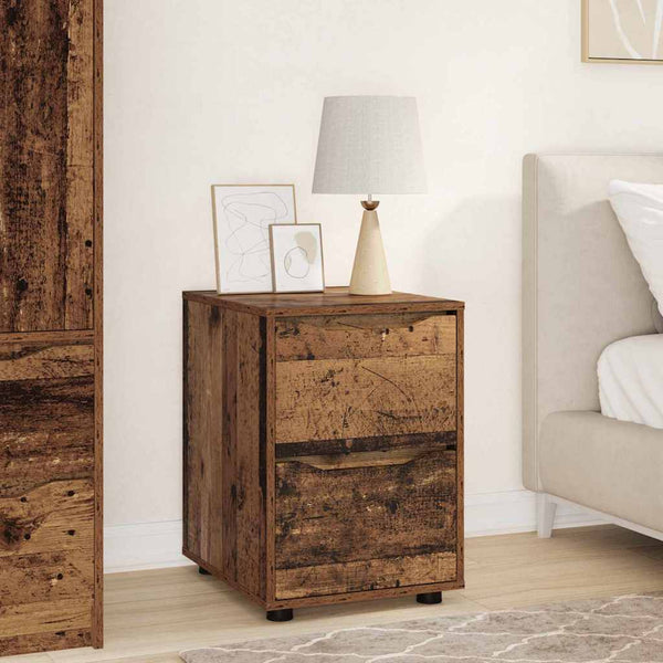 vidaXL Armoire de rangement en bois recyclé 40 x 48 x 57 cm en bois d'ingénierie