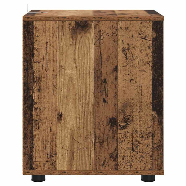 vidaXL Armoire de rangement en bois recyclé 40 x 48 x 57 cm en bois d'ingénierie