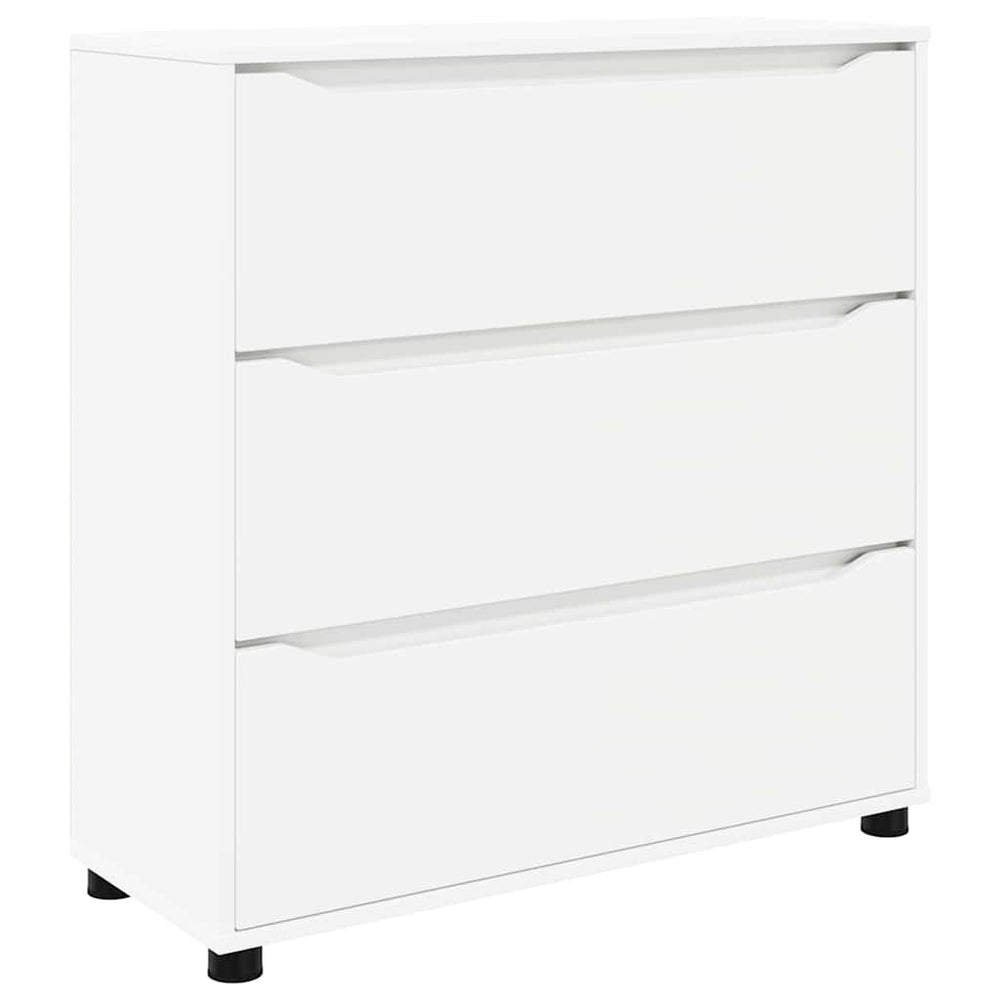 Weißer Aufbewahrungsschrank 80x31x81 cm
