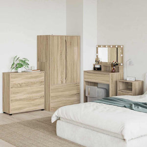 Sonoma Eiche Aufbewahrungsschrank 80x31x81cm