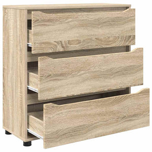 Sonoma Eiche Aufbewahrungsschrank 80x31x81cm