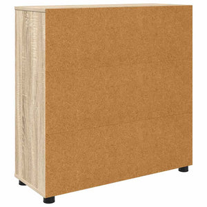 Sonoma Eiche Aufbewahrungsschrank 80x31x81cm